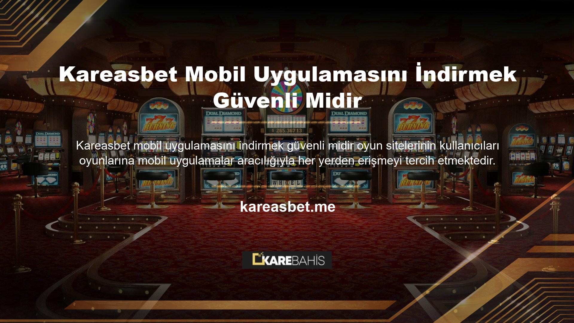 Kareasbet mobil uygulaması, oyuncuların dikkatini çeken kullanışlı bir arayüze ve profesyonel masaüstü bağlantısına sahiptir