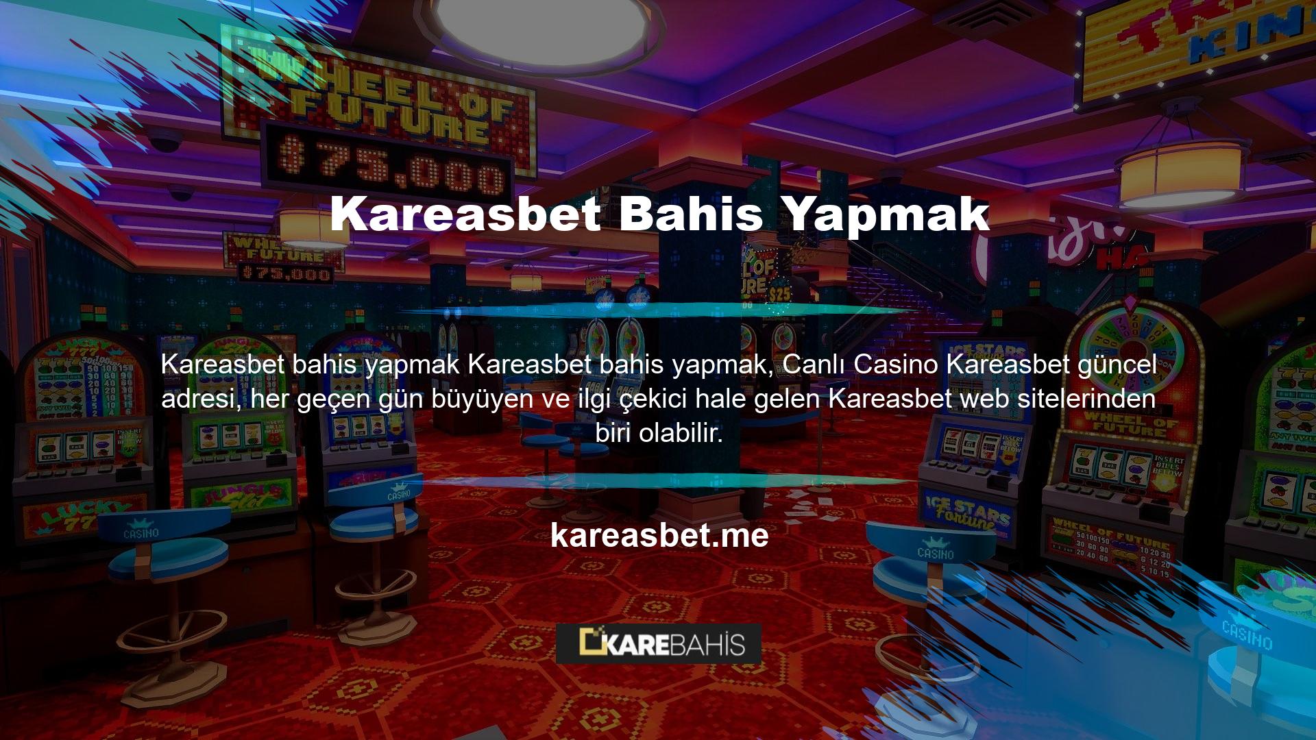 Kareasbet diğer bahis bölümleri gibi, canlı casino bölümünün de belirli site kalite standartlarını karşılaması gerekmez
